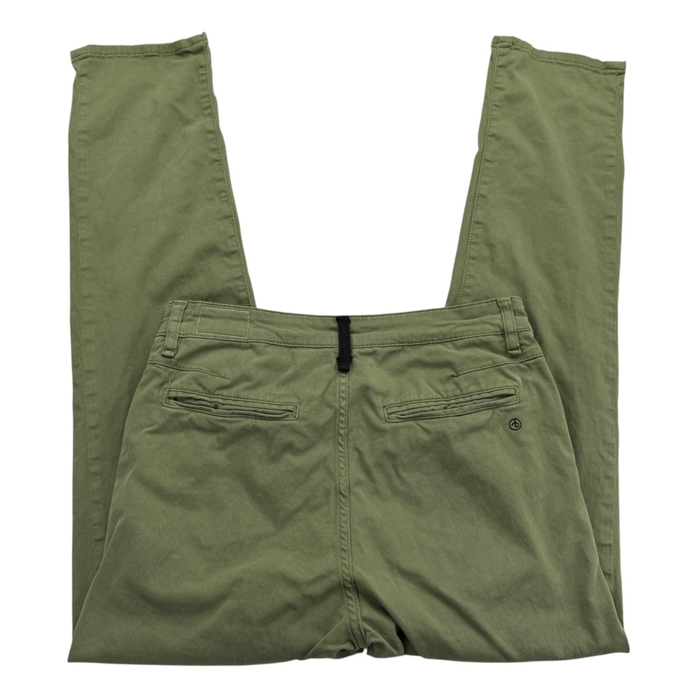 Rag & Bone Pants Mens 30 X 32 Green Chino Slim Pale Army Stretch Pockets